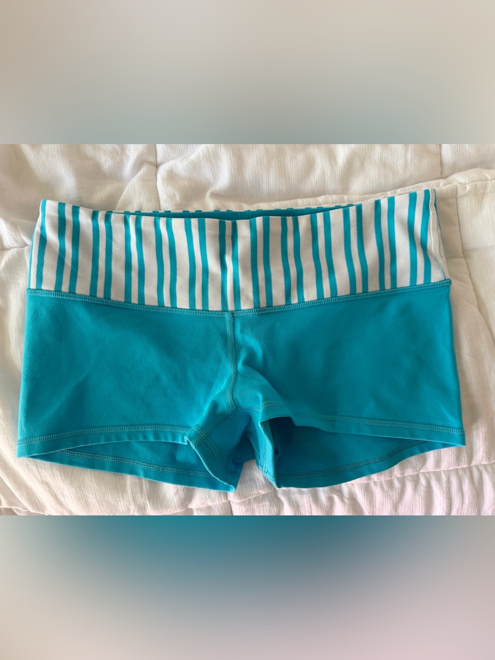 Lululemon Boogie Short in Spry Blue / Twin Stripe Spry Blue